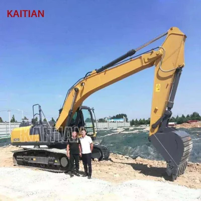 21.5 Ton Digger Crawler Excavator Mini Earth-Moving Machine with Degree Swing Arm