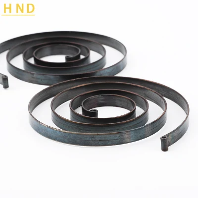 Light Metal Industrial Flat Spiral Torsion Spring Manufacturers to Figure Custom