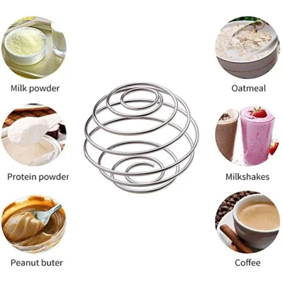 Hongsheng Custom Wholesale High Compression Load Bottle Protein Mixer Used Shaker Cup Ball Spring