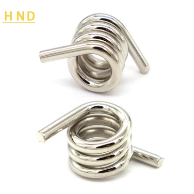 Supplier High Quality 316 Stainless Steel Metal Long Small Adjustable Double Hook Wire Coil High Extension Tension Springs