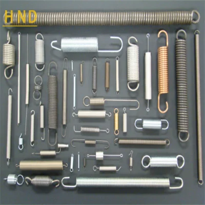 Supplier High Quality 316 Stainless Steel Metal Long Small Adjustable Double Hook Wire Coil High Extension Tension Springs