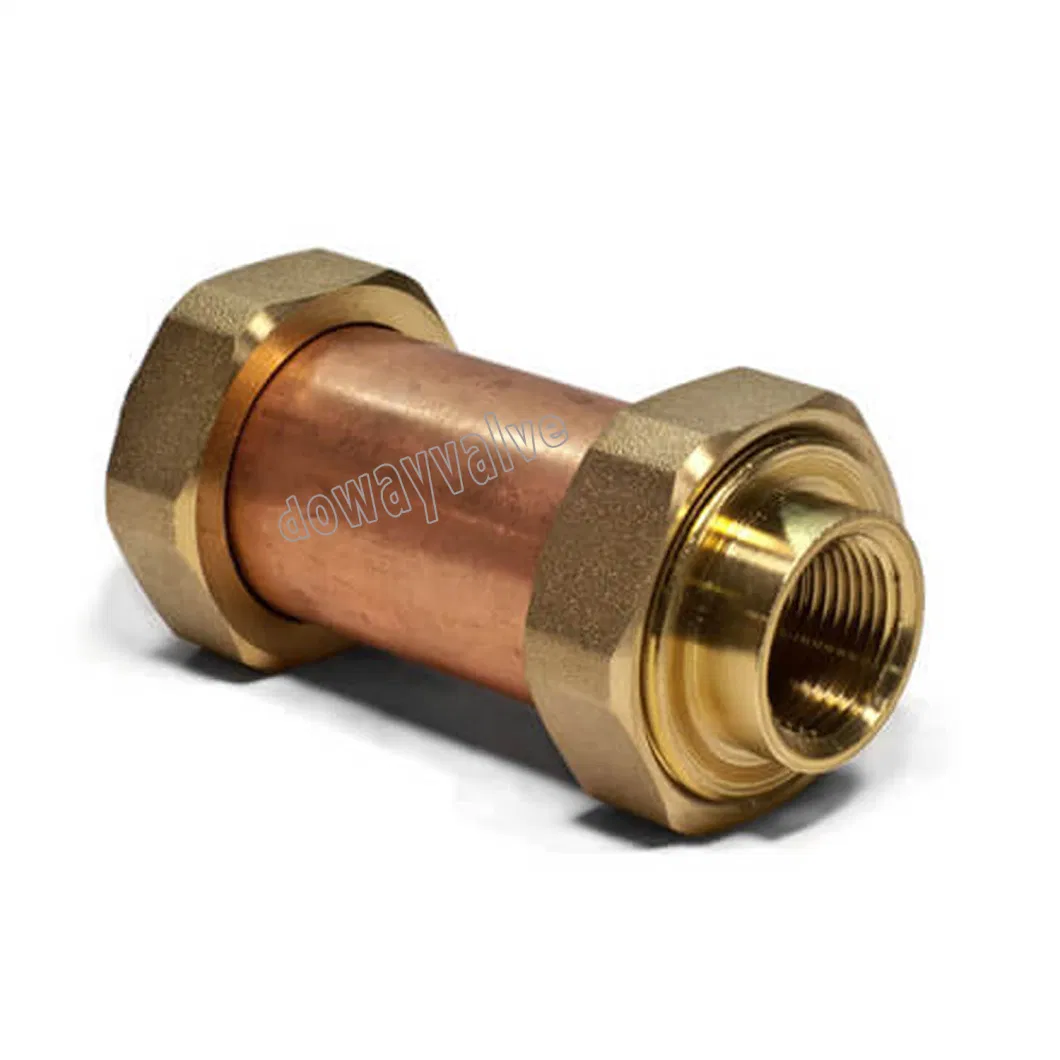 Cast Bronze Union Female Inlet Dual Check Valve