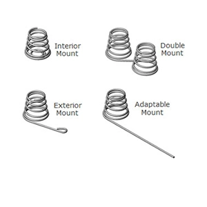 Alloy Small Long Barrel Die 5mm Flat Wire Stainless Steel Torsion Tension Spring Battery Connector Toy Coil Springs