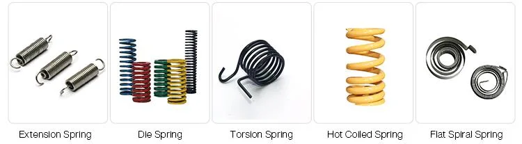 Custom Car Spring Compression Large Diameter Carbon Wire Steel Compression Suspension Coil Spring