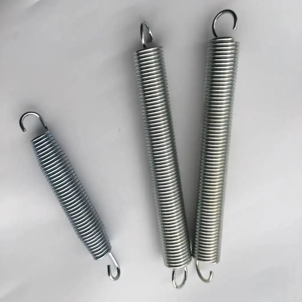 Metal Product Extension Spring Motorcycle Shock Spring Two Hook End Tension Springs