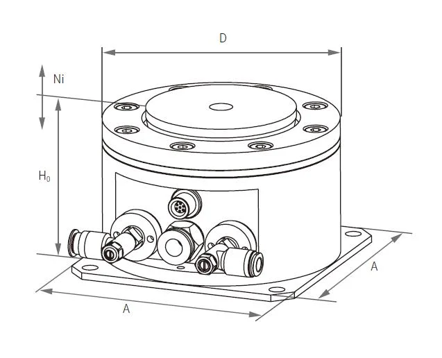 Factory price diaphram electrical control air spring isolator