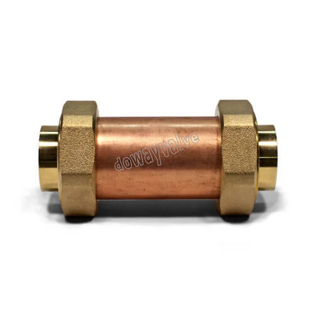 Cast Bronze Union Female Inlet Dual Check Valve