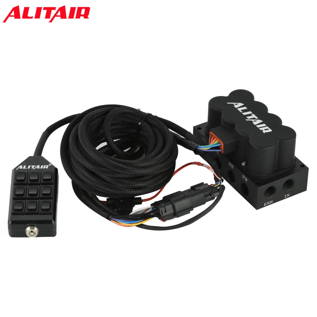 Avu4 Vu-4f Pneumatic Air Ride Suspension Solenoid Valve with AVS Switch Controller