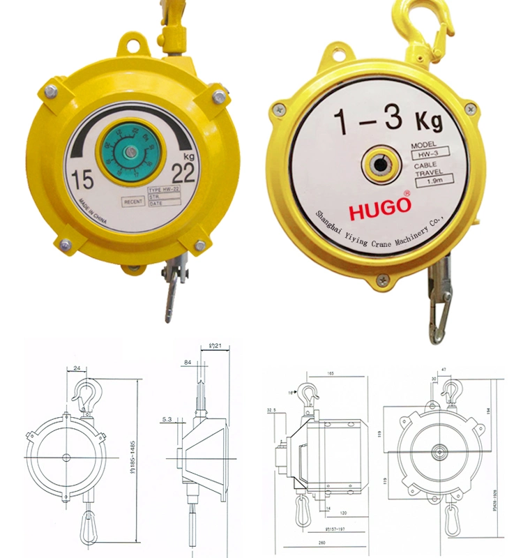 All Size 1kg 9kg 30kg 100kg 120kg 200kg Balance Load Crane Electric Screwdriver Tool Spring Balancer