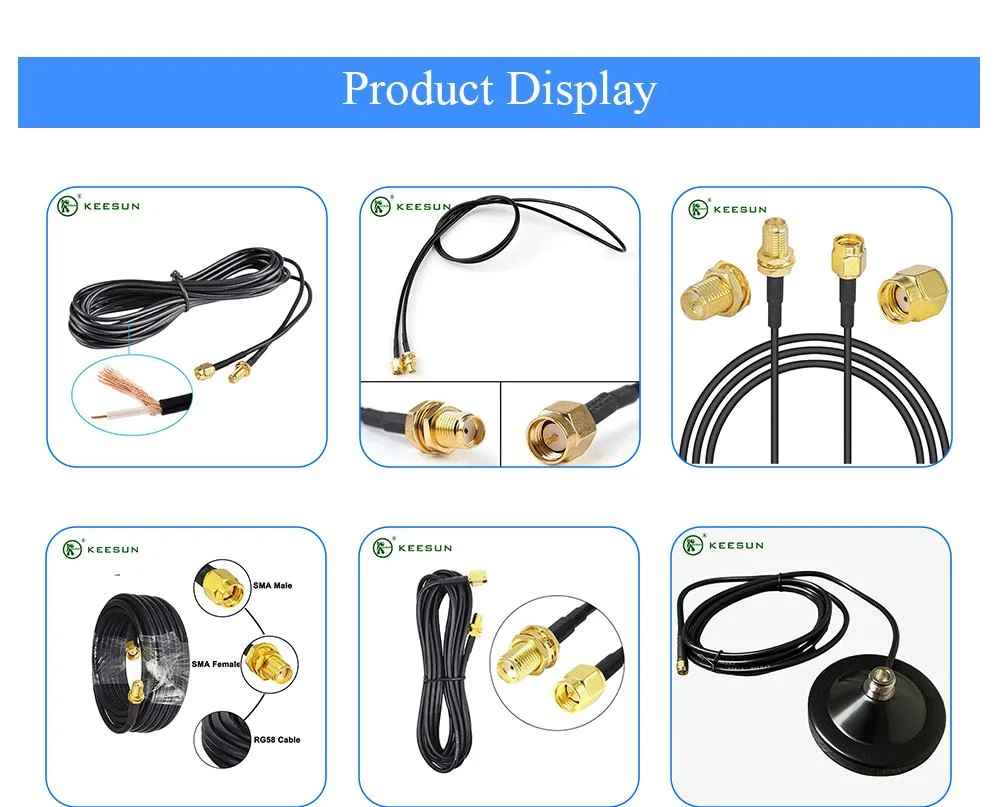 Coaxial Cable Assembly Rg58 Cable SMA to N Connector