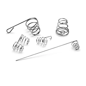 Alloy Small Long Barrel Die 5mm Flat Wire Stainless Steel Torsion Tension Spring Battery Connector Toy Coil Springs