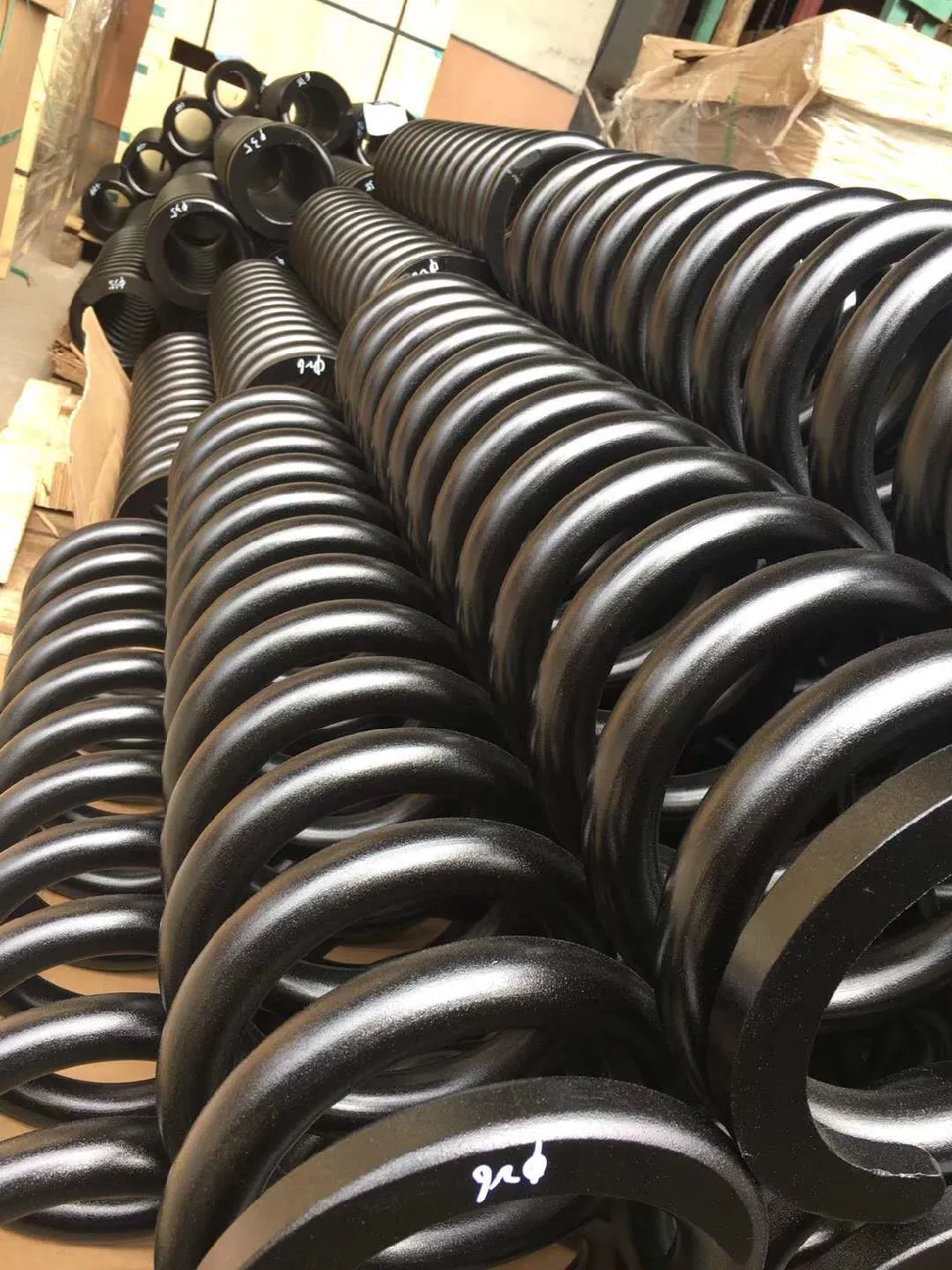 Production of Large Diameter Springs Automotive Mechanical Springs High-Temperature Resistant