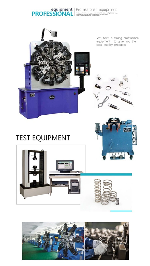 Custom High Temperature Resistant Compression Alloy Steel Extension Tension Spring