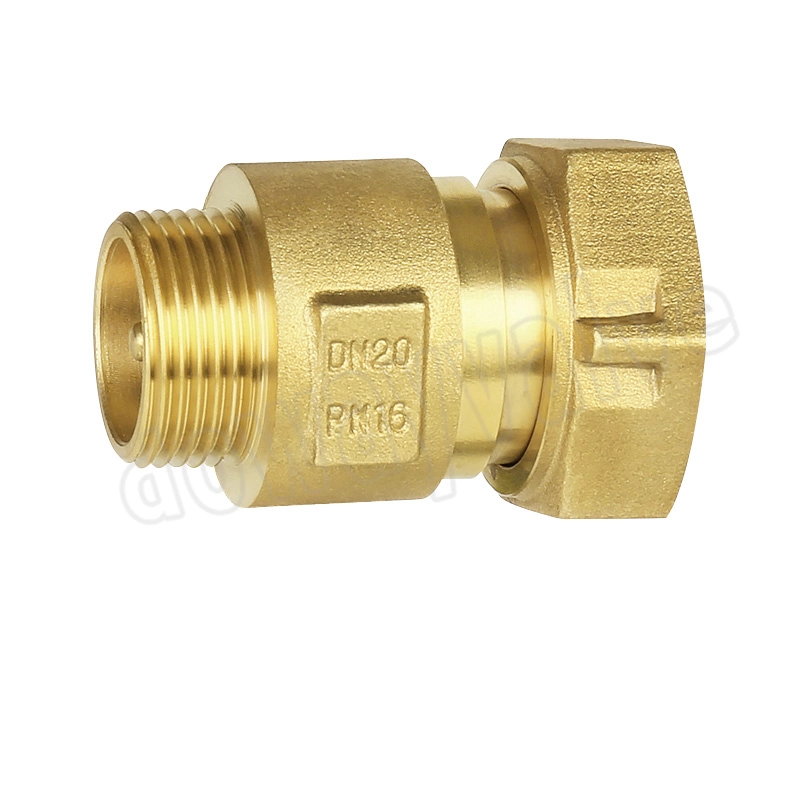 DN15 1/2&quot; in-Line Check Valve Brass Spring Loaded Inline for Water Meter