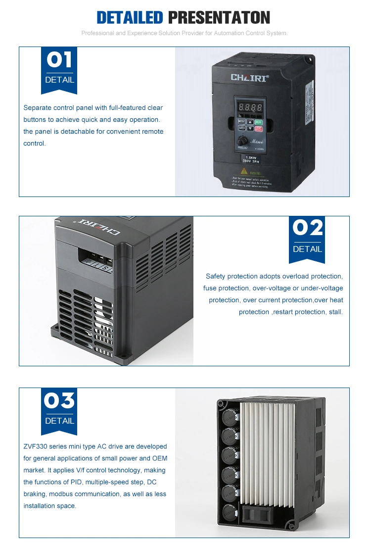 VFD Frequency Converter 50Hz 60Hz 380VAC