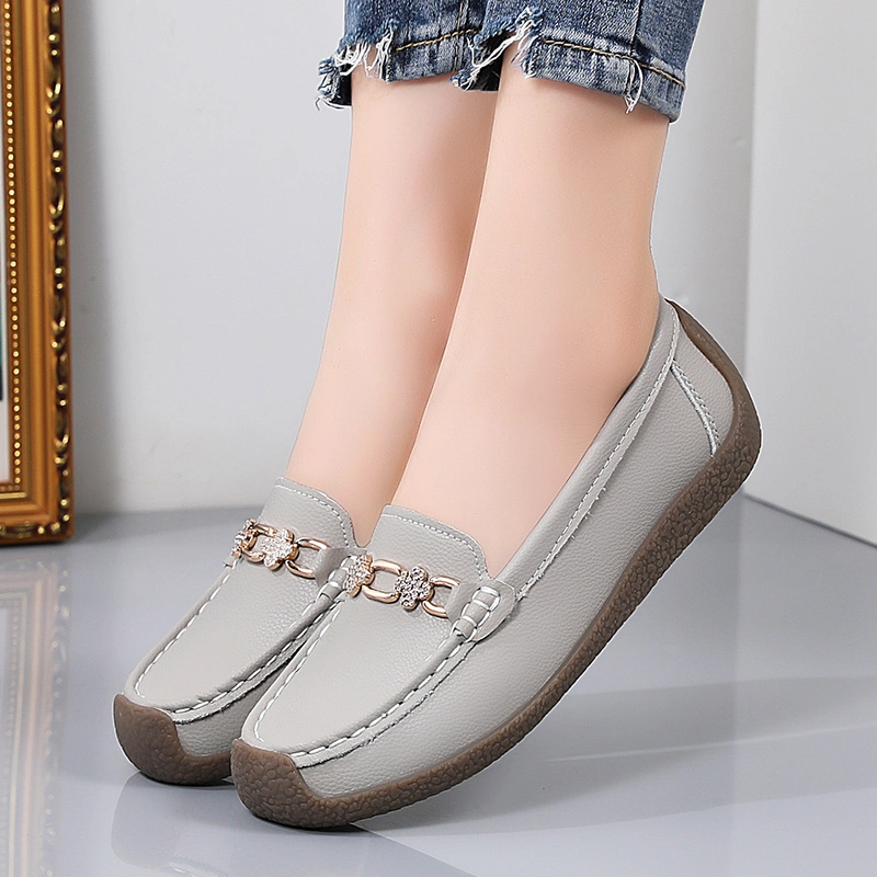 Luxury Fashion Shoes with Metal Buckle