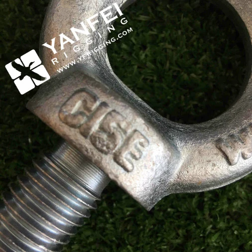 Wholesale Hardware Rigging DIN580 Carbon Steel Drop Forged Galvanized Lifting Eye Bolt with Metric Thread