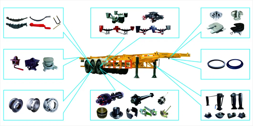 Parabolic Leaf Spring for Semi Trailer Parts