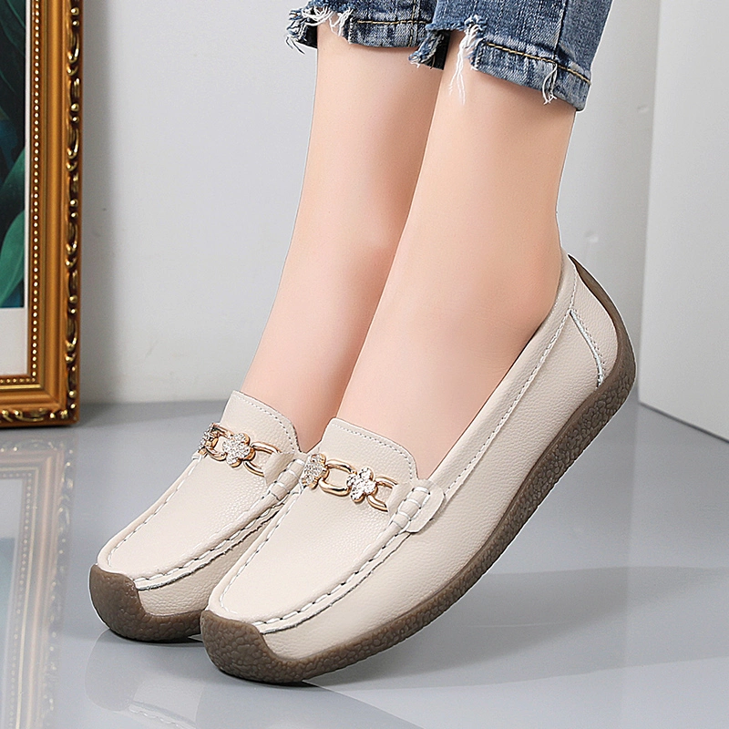 Luxury Fashion Shoes with Metal Buckle