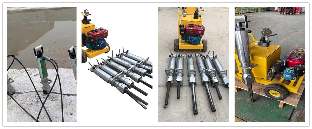 Hydraulic Stone Splitting Machine Rock Splitter Non Explosive Concrete Separator