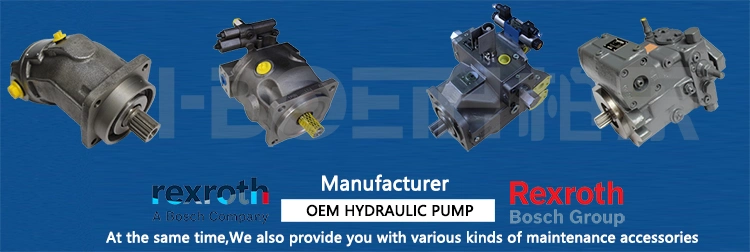 Hydraulic Pump Motor Rexroth Eaton Vickers Parker NACHI Kawasaki Cat Linde Sauer Yuken Gear Pump Vane Volvo Excavator Kyb Hawe Atos