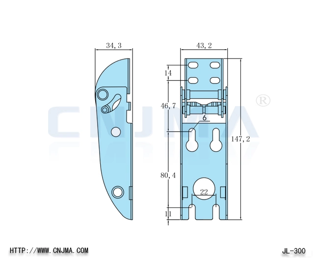 Jl-300 Chest Freezer Spring Hinge