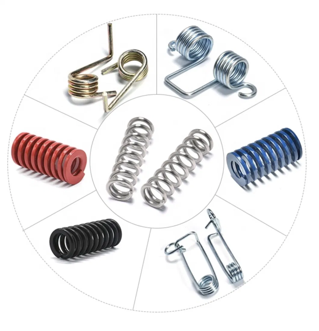 OEM Customized Furniture Hight Quality Coils Tension Spring Stainless Steel Double Hook Extension Spring