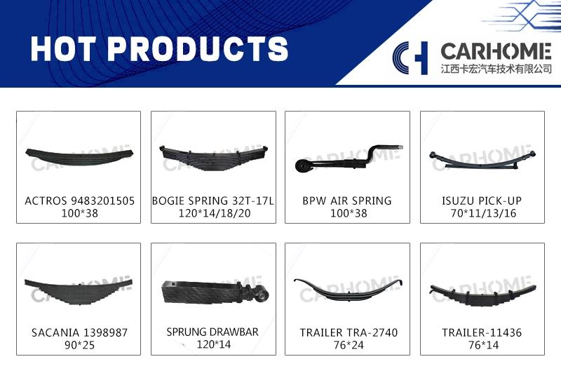 OEM Different Types of Leaf Springs for Trailer