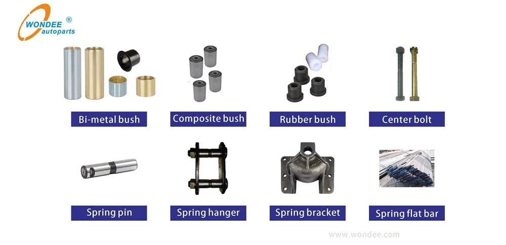 Rear Suspension Parts Conventional Leaf Spring for Trailer