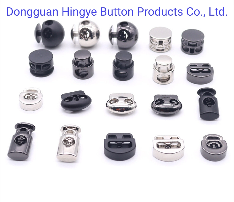 High Quality Metal Spring Cord Lock Stopper Button for Garments Bags Shoes