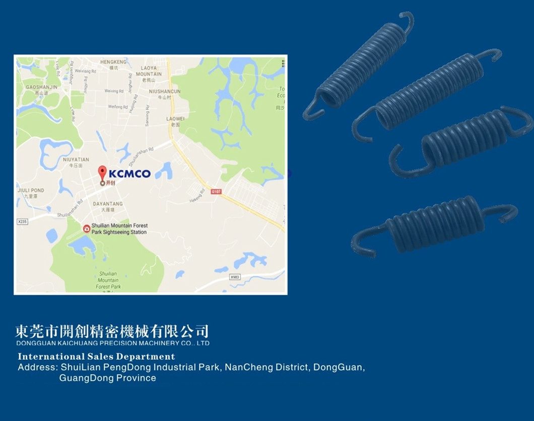 Flat Spring Machine with 2 Axis 0.15~0.8mm KCT-8C Stainless Steel Springs for Metric Compression Springs