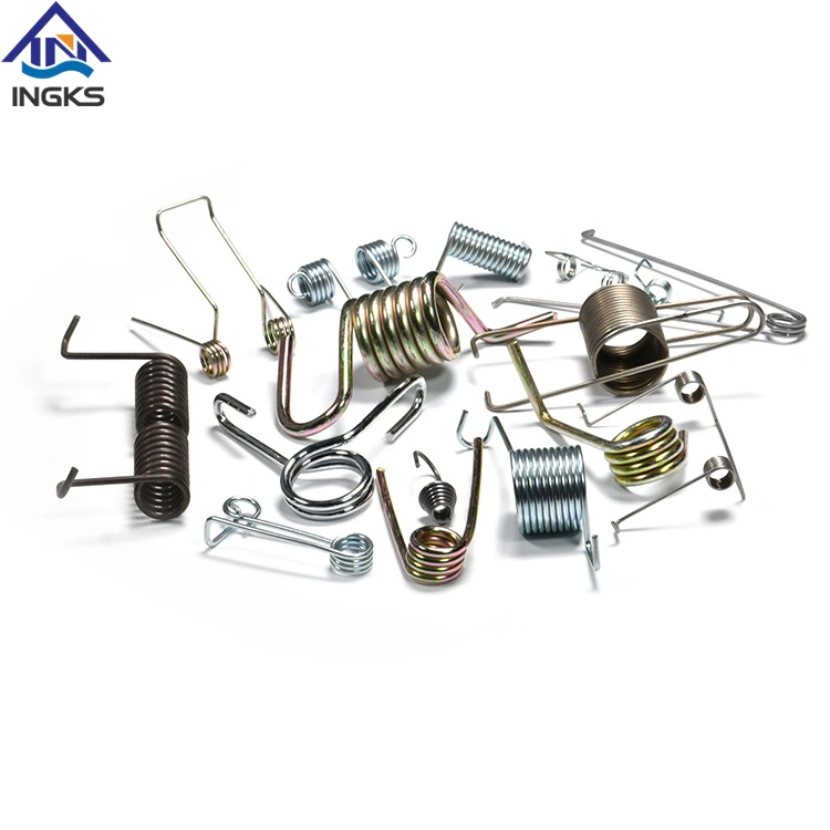 Customization Support Carbon Steel Twist Arm Bending Leg Steel Stainless Zinc Plated Torsion Spring