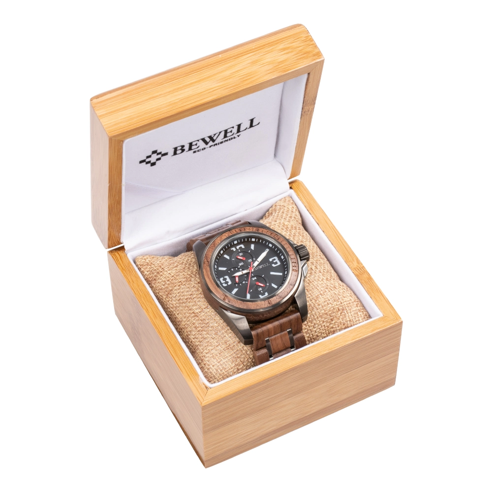 Most Popular Metal Automatic Wood Watch Fashionable Stainless Steel Luxury Quartz Watches