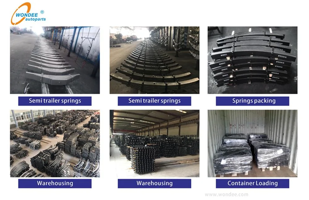 Rear Suspension Parts Conventional Leaf Spring for Trailer