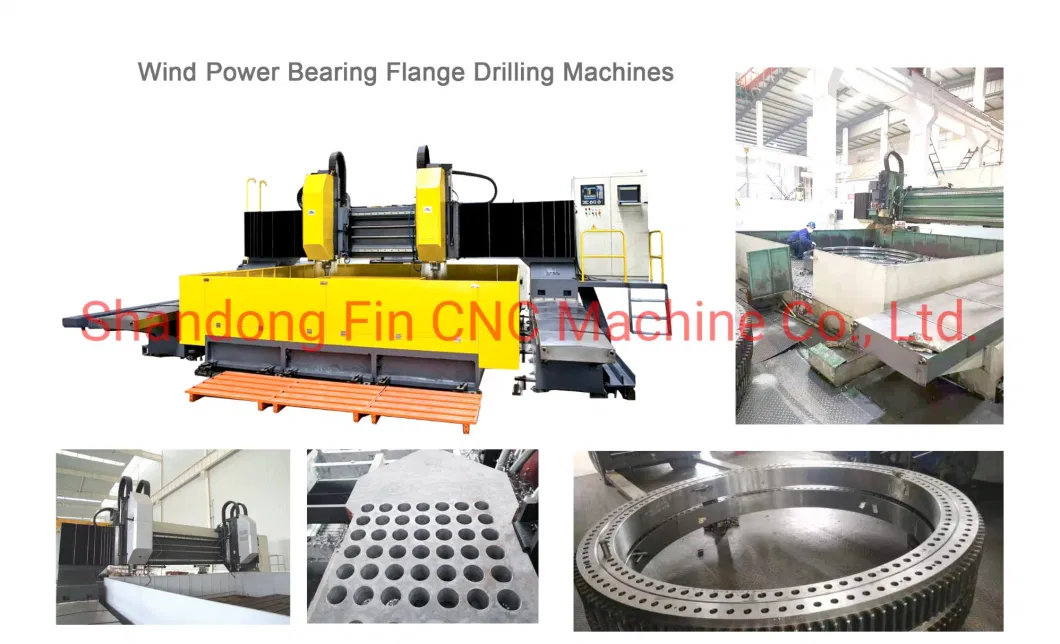 FINCM Heavy Industry Boiler Tube Sheet Fabrication CNC Steel Plate Drilling Machines