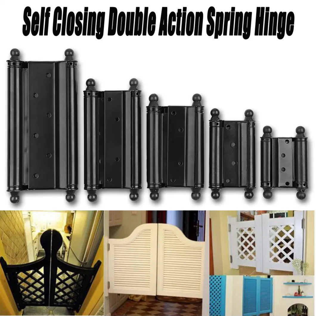 Double Spring Hinges Black Door Hinge