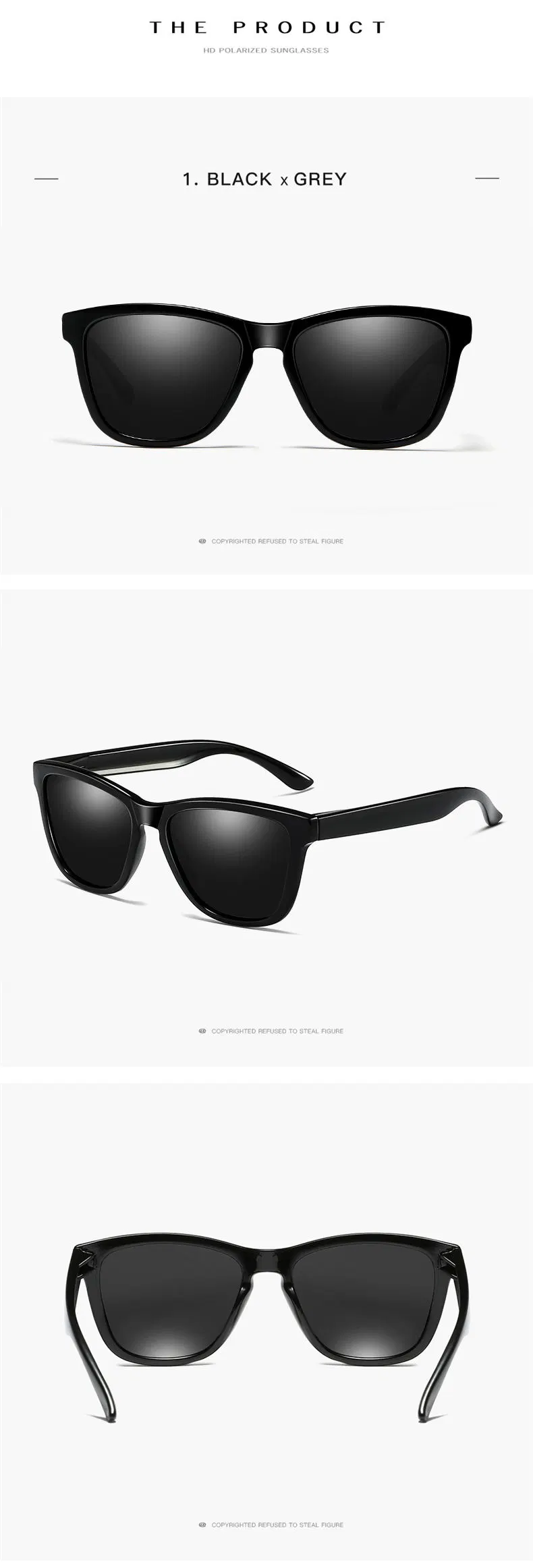 Wholesale Custom Logo Plastic Shades Sunglasses Women Men Polarized Sunglasses