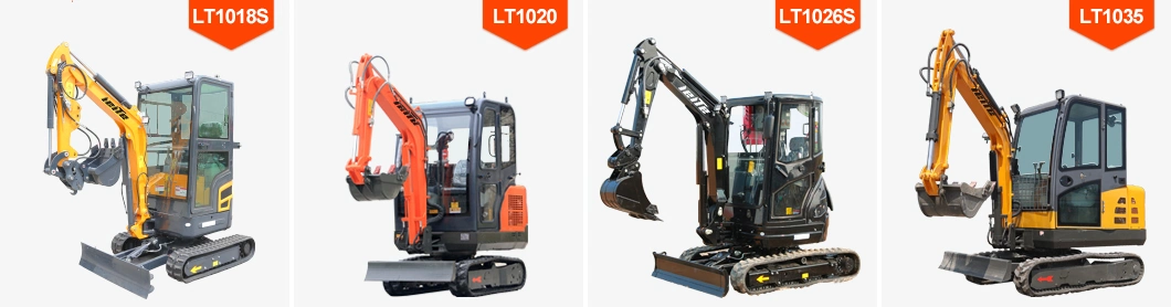 Small Cheap Construction Digger with Hydraulic Breaking Hammer for Sale