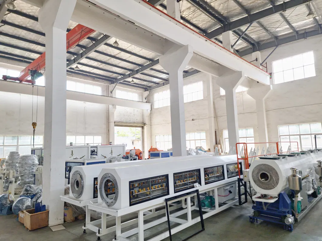 Large PVC UPVC CPVC Rigid Electrical Conduit Cable Protection Drip Irrigation Pipe Tube Extruder/Extrusion Production Line Making Machinery with Bending