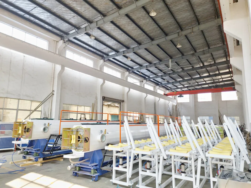 Large PVC UPVC CPVC Rigid Electrical Conduit Cable Protection Drip Irrigation Pipe Tube Extruder/Extrusion Production Line Making Machinery with Bending