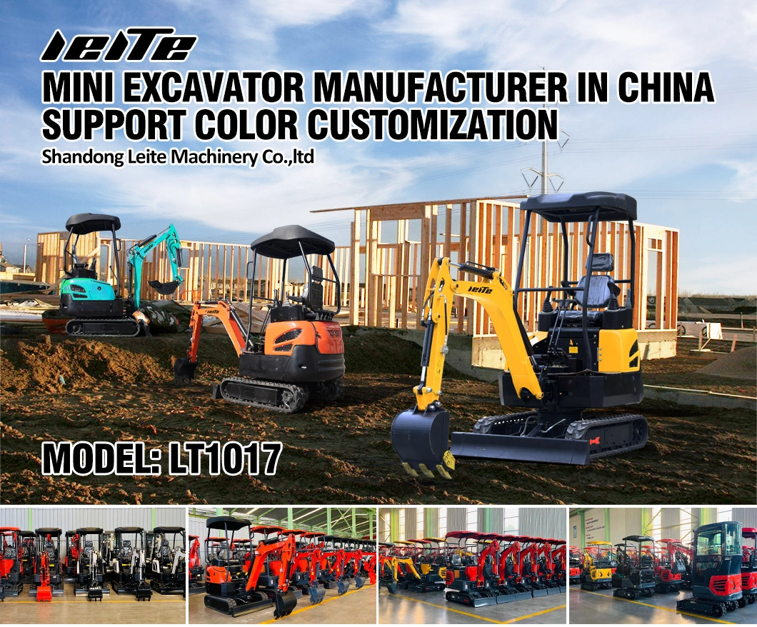 Small Cheap Construction Digger with Hydraulic Breaking Hammer for Sale