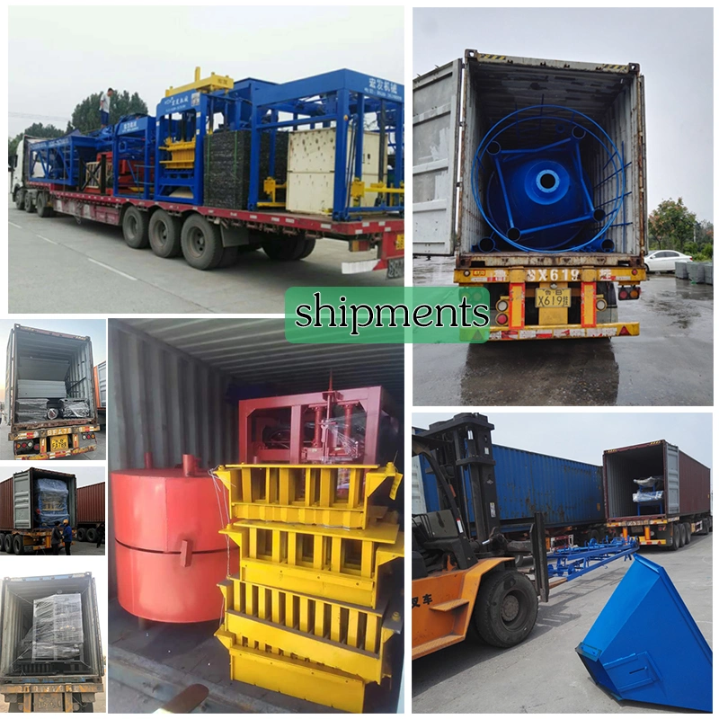 Qt4-30 Brick Making Construction Machine in Nigeria Diesel Block Machinery Hongfa Factory