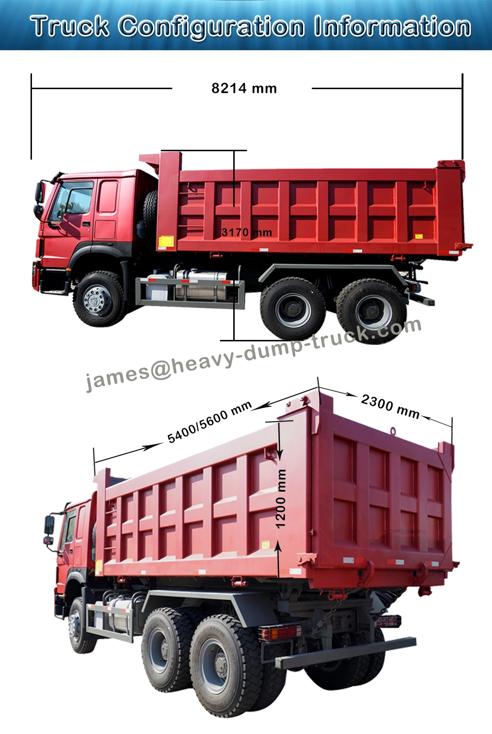 371HP/375HP Used HOWO Dump Truck 6X4 Tipper Truck for African Market