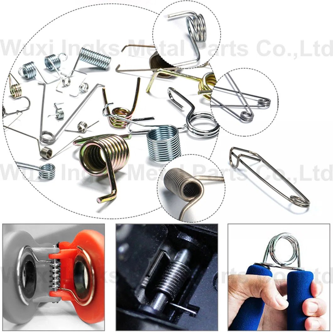 Customization Support Carbon Steel Twist Arm Bending Leg Steel Stainless Zinc Plated Torsion Spring