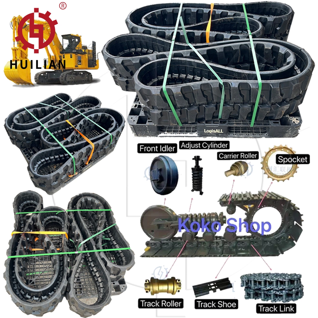 Mini Excavator Undercarriage Parts Rubber Tracks Excavator Track for 300X52.5nx98 300X52.5X98