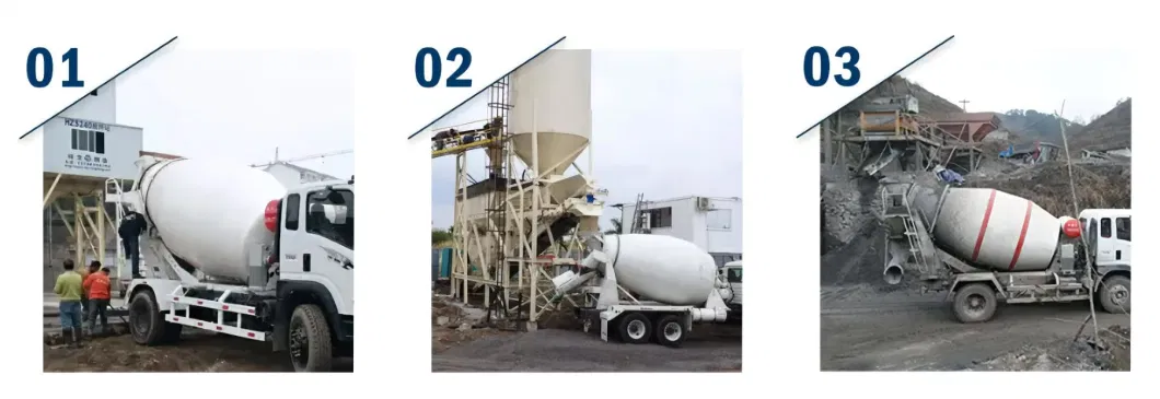 HOWO FAW Shacman 336 430 HP Concrete Mixing Plant Construction Machinery Heavy Duty Cement Tank Concrete Pump Mixer Vibrator Truck for Sale