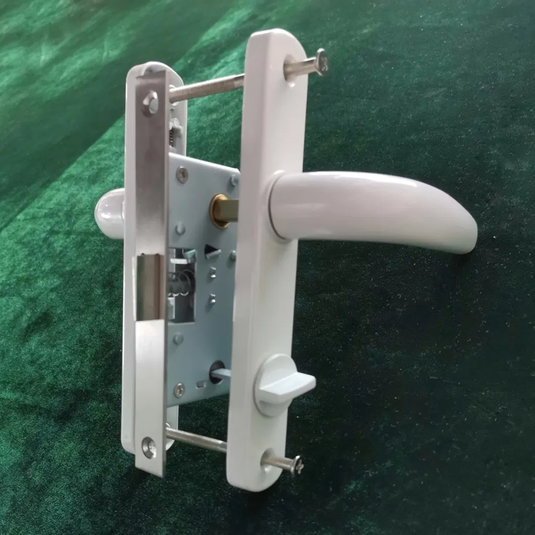 Nisen Dl03 CE UPVC Window Door Hardware Bathroom Door Lock with Good Quality Durable Without Key New Style Door Handle Lock Bathroom and Interior Door