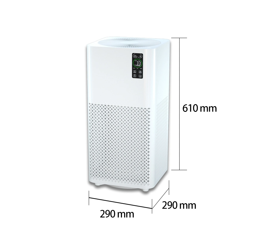 Air Purifier OEM Pets Hair Filter Dust Pollen Collecting HEPA Filter Ionizer Air Purifier