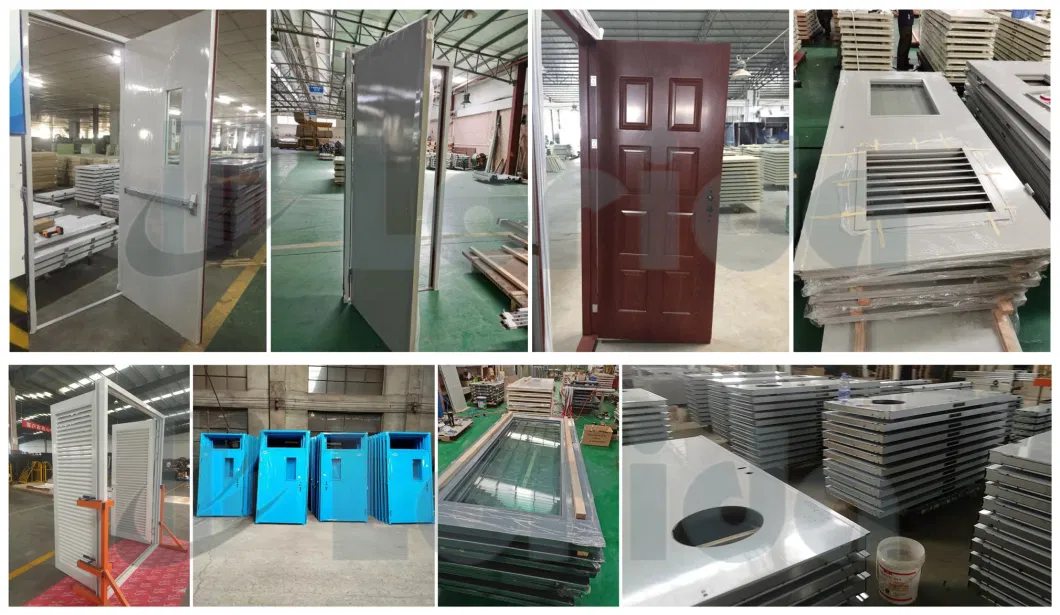 Fire Protection Steel Exit Door Escape Fire Prevention Metal Doors for Stair