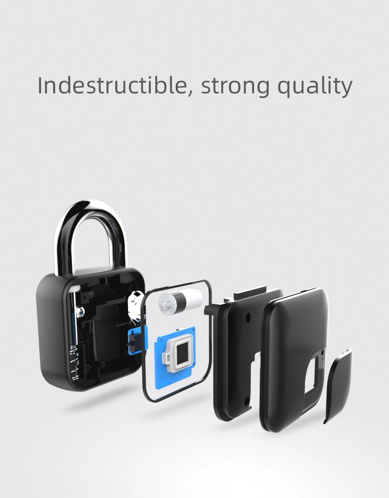 Portable Bag Luggage Home Travel Anti-Theft Waterproof Smart Fingerprint Padlock